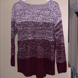 Maroon sweater